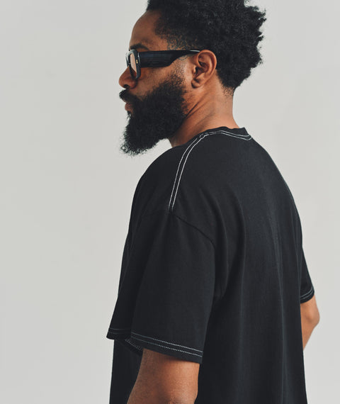 AWE x Spearhead Script T-Shirt Brown