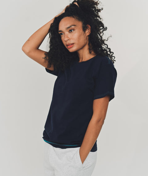 Solid T-Shirt Navy