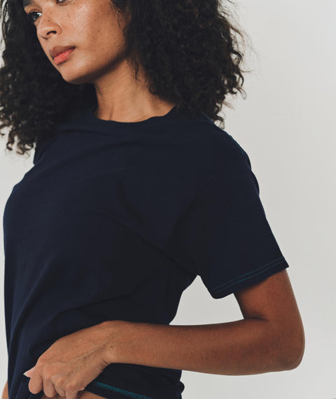 Solid T-Shirt Navy