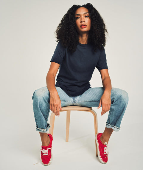 AWE Faded T-Shirt Navy