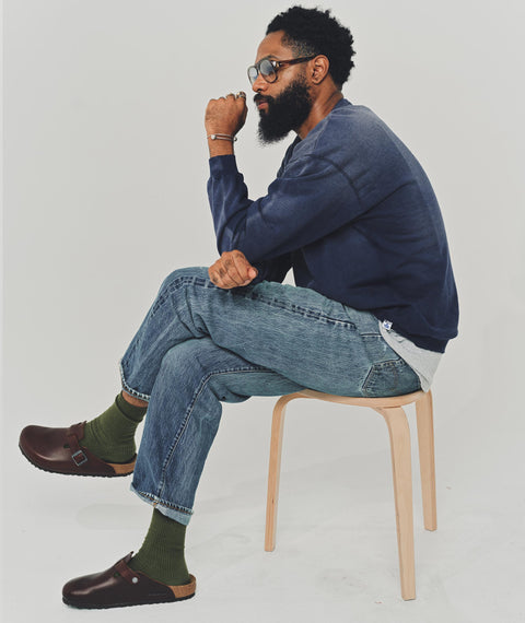 Faded Sweatshirt Navy