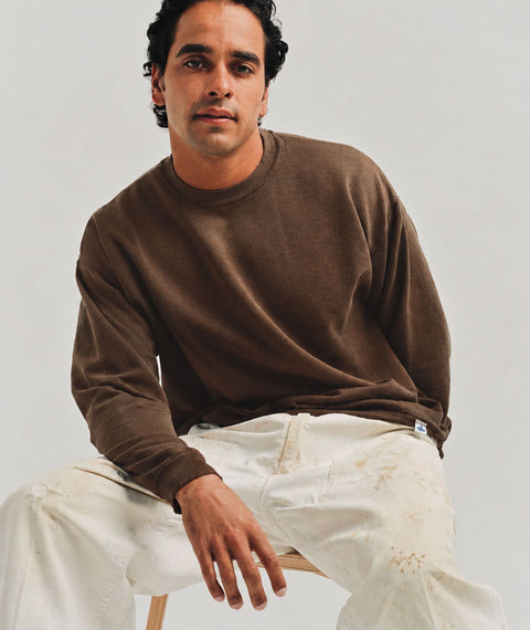 AWE Faded Sweatshirt Brown