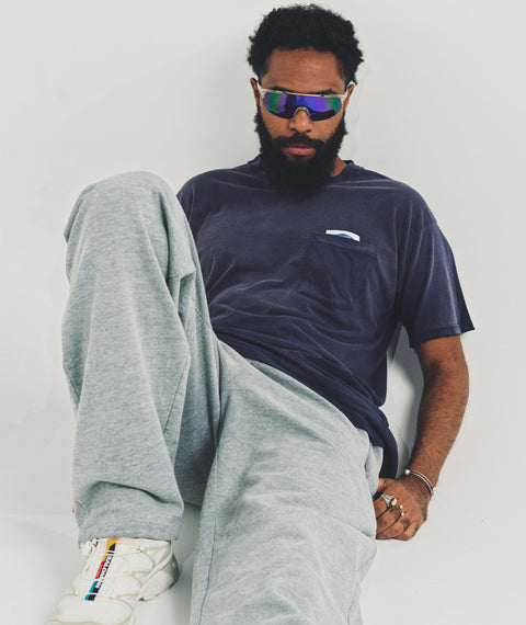 AWE Faded Pocket T-Shirt Navy