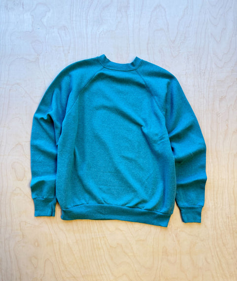 1990's Stripped Down Tultex Sweatshirt Baby Blue
