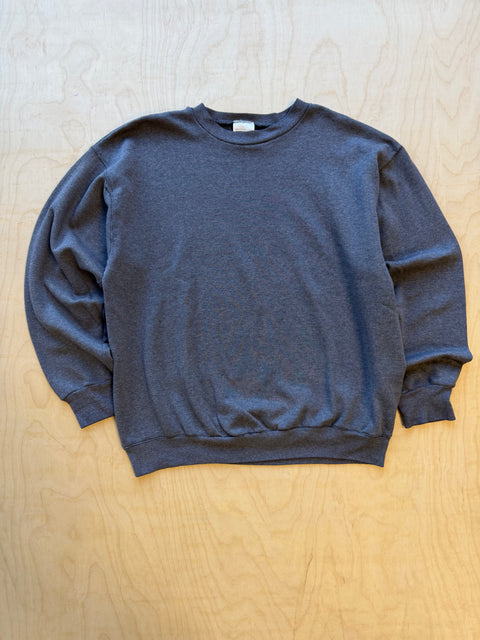 1990's Stripped Down Tultex Sweatshirt Charcoal