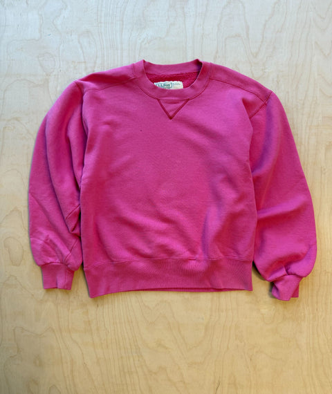 1990's Stripped Down L.L. Bean by Russell Athletic Sweatshirt Pink