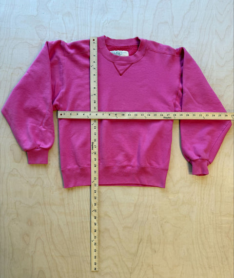 1990's Stripped Down L.L. Bean by Russell Athletic Sweatshirt Pink