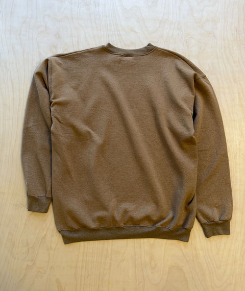 1990's Stripped Down Champion Sweatshirt Brown