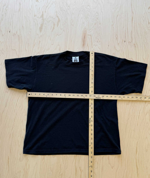 1990's OOAK Stencil Lee Heavy Weight T-shirt Black