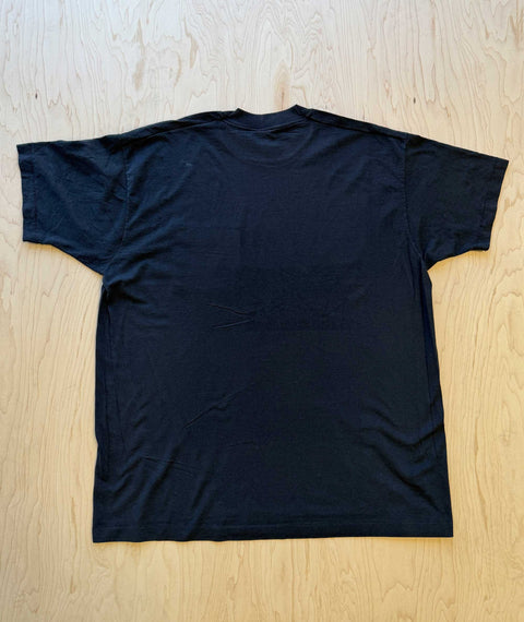 1990's OOAK Stencil Best FOTL Paint Splattered T-shirt Black