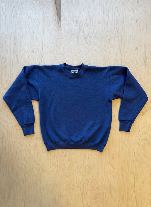 1990's Lee Heavyweight Crewneck Sweatshirt- Blue