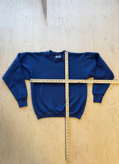 1990's Lee Heavyweight Crewneck Sweatshirt- Blue
