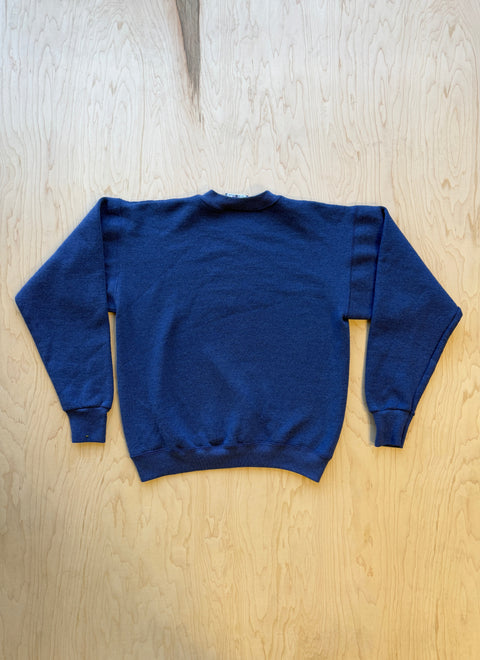 1990's Lee Heavyweight Crewneck Sweatshirt- Blue