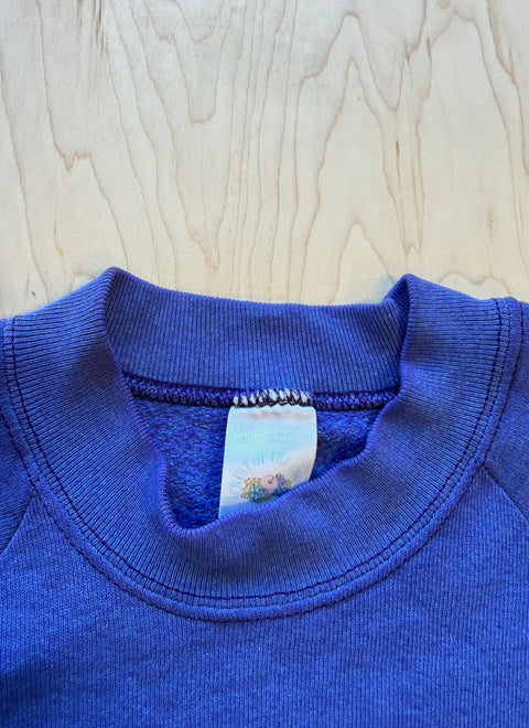 1990's Fruit Of The Loom Crewneck Sweatshirt- Blue