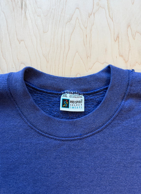 1990's Pro Spirit Select Crewneck Sweatshirt- Blue