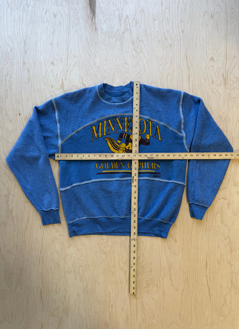 Golden Gophers Flipped Panel Crewneck Sweatshirt- Blue