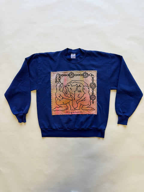 Eduardo Soto x AWE Crewneck Sweatshirt- Indigo
