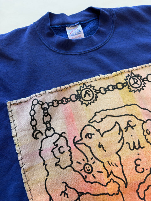 Eduardo Soto x AWE Crewneck Sweatshirt- Indigo