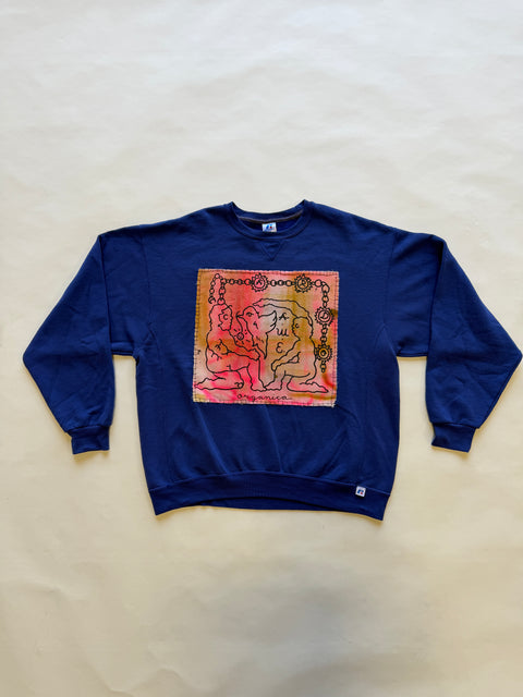 Eduardo Soto x AWE Crewneck Sweatshirt- Blurple