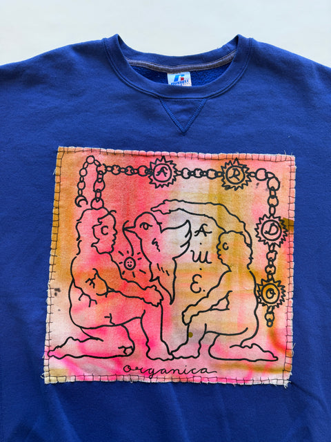 Eduardo Soto x AWE Crewneck Sweatshirt- Blurple