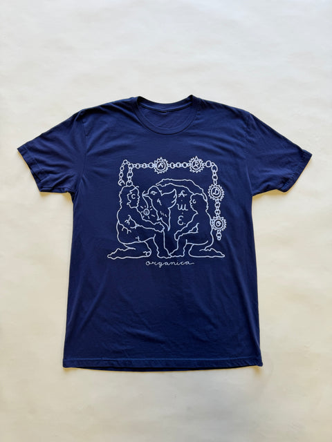 Eduardo Soto x AWE Crewneck T-Shirt- Blurple
