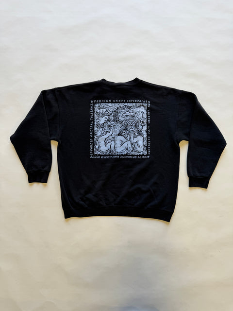 Eduardo Soto x AWE Crewneck Sweatshirt- Black