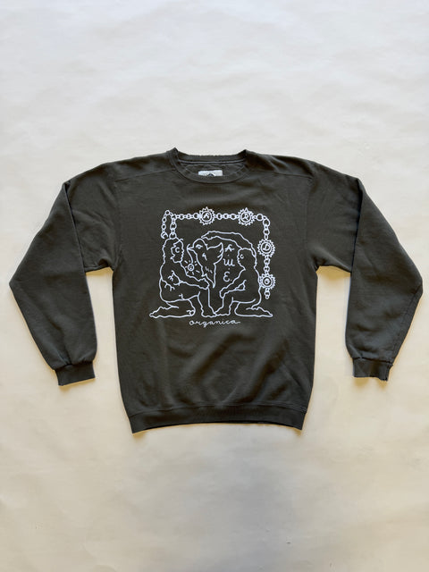 Eduardo Soto x AWE Crewneck Sweatshirt- Olive