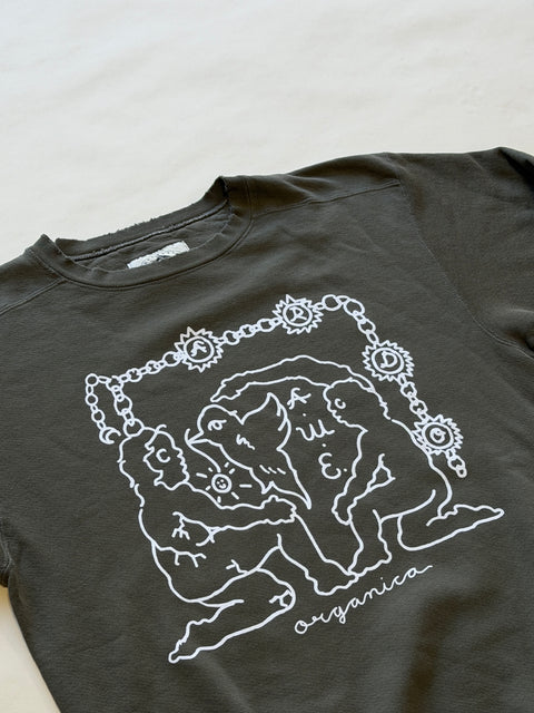 Eduardo Soto x AWE Crewneck Sweatshirt- Olive