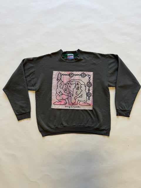 Eduardo Soto x AWE Crewneck Sweatshirt- Olive