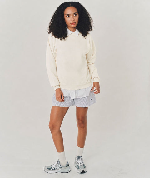 Solid Sweatshirt Natural