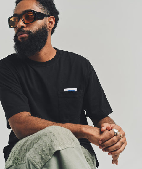 AWE Solid Pocket T-Shirt Black