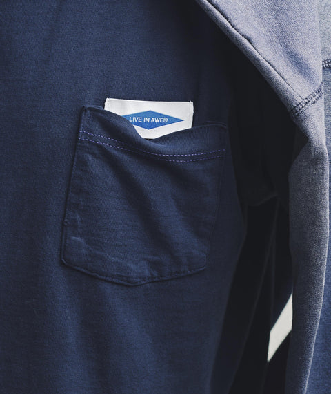 AWE Solid Pocket T-Shirt Navy