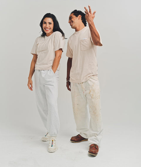 AWE Solid Pocket T-Shirt Natural