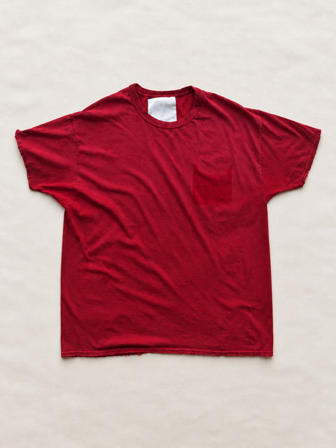 AWE Ghost Pocket T-Shirt Red