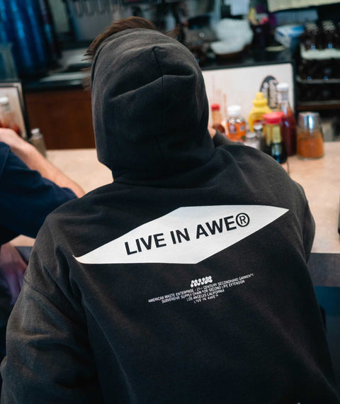 AWE Big Logo Hooded Sweatshirt Black