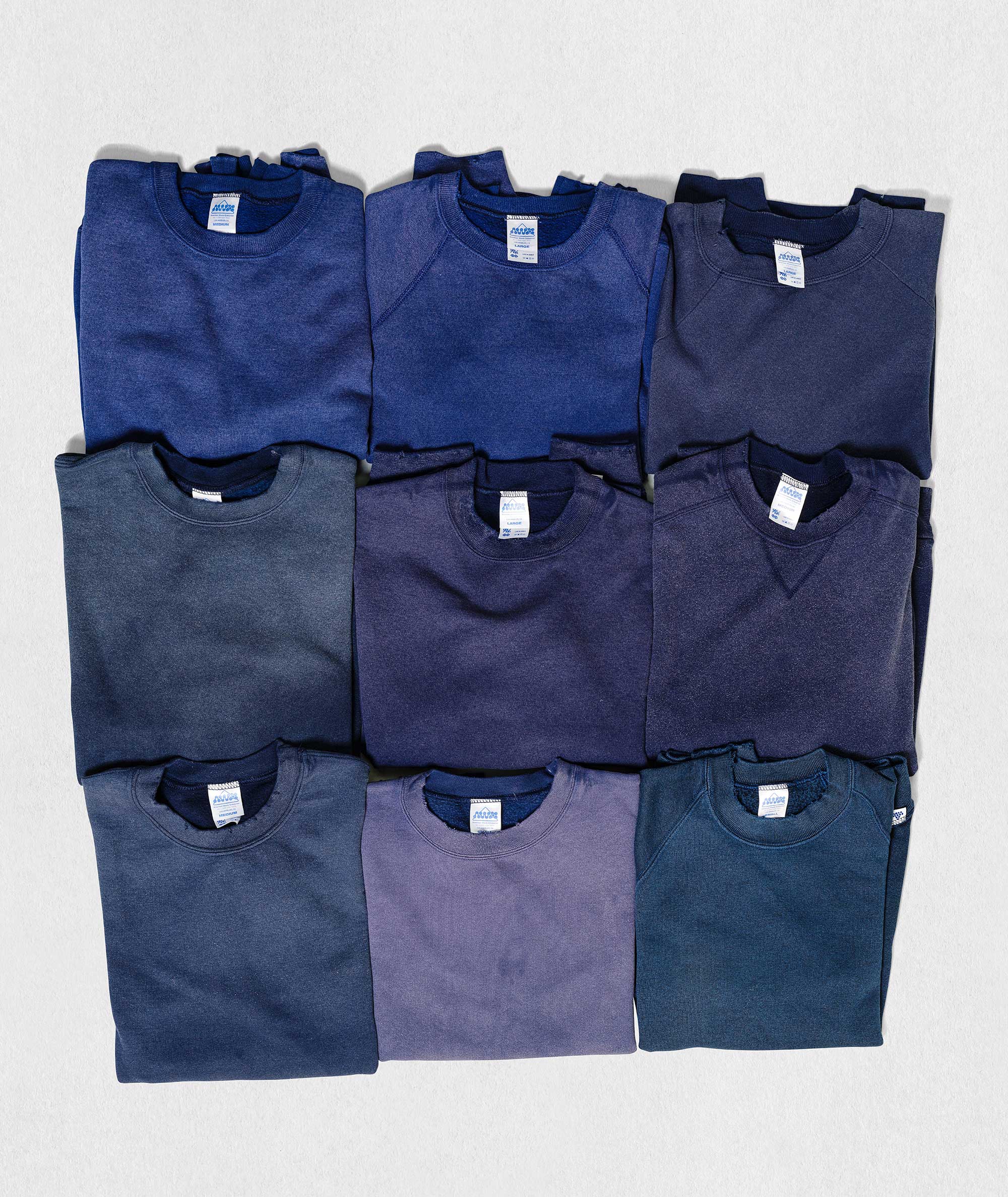 AWE Faded Sweatshirt Navy – American Waste Enterprise