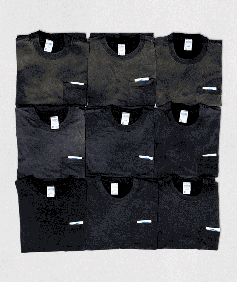 Faded Pocket T-Shirt Black