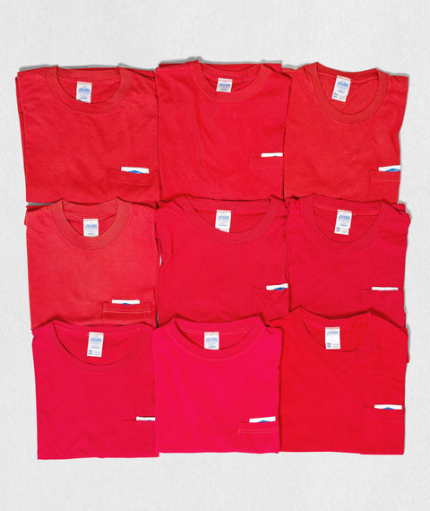 AWE Solid Pocket T-Shirt Red