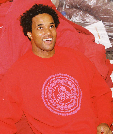 AWE & Spearhead Peace Sweatshirt Red
