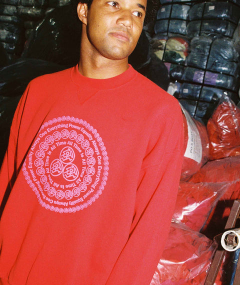 AWE & Spearhead Peace Sweatshirt Red